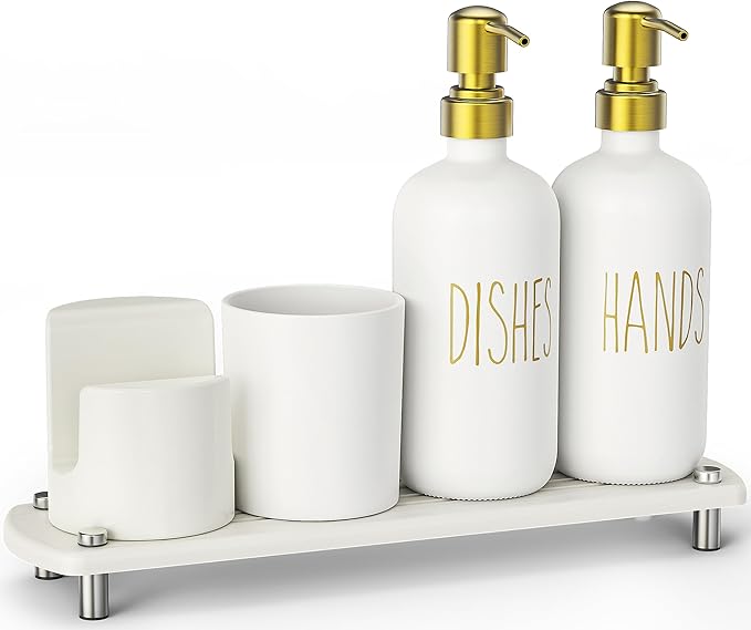 Cisily Kitchen Soap Dispenser Set Comes - Image 8