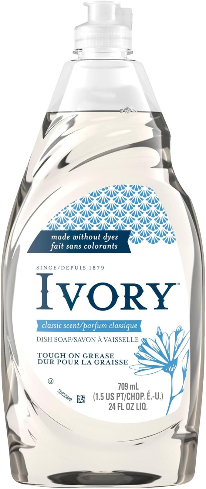 Cleaning Essentials includes Ivory Classic Dish Soap Dishwashing Liquid 709ml/24fl oz, Pack of 1, Value Packed