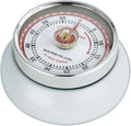 Zassenhaus Magnetic Retro Kitchen Timer, Classic Mechanical Cooking Timer by Zassenhaus
