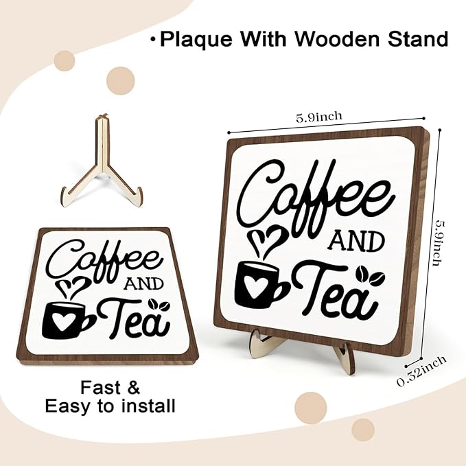Coffee Bar Sign Plaque, Coffee Signs - Image 2