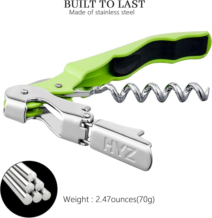 HYZ 2-Pack Wine Opener Waiter Corkscrew, Professional Wine Key - Image 3