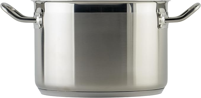 Winco Heavy-Duty Stainless Steel Stock Pot - Image 2