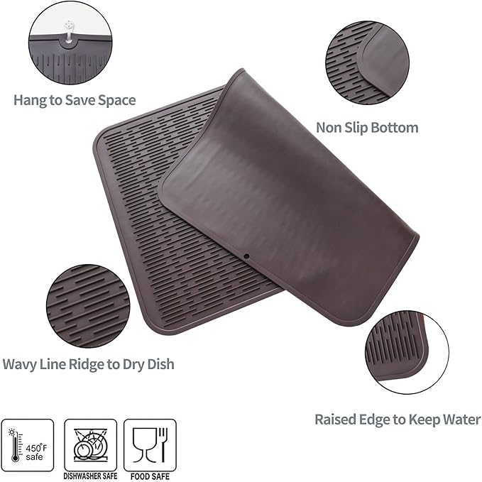 MicoYang Silicone Dish Drying Mat - Image 4