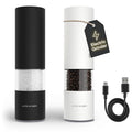 LARS NYSØM Electric Salt and Pepper Grinder Set I Automatic Salt and Pepper by LN