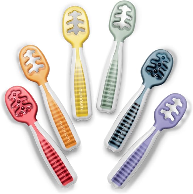 NumNum Baby Spoons Set, Baby Essentials Pre-Spoon GOOtensils by NumNum