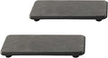 NiuYichee 2 Pcs Water Absorbing Stone Trays, Kitchen/Bathroom Sink Soap Dish by NiuYichee