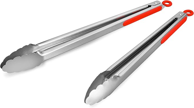 304 Stainless Steel Kitchen Cooking Tongs by ALLWIN-HOUSEWARE