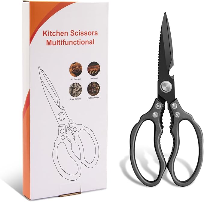 CGBE Kitchen Scissors, Heavy Duty Dishwasher Safe Food Scissors - Image 8
