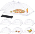 Anpro Food Covers for Outdoors- 2 Extra Large + 6 Large Pop-Up Mesh Food Tents by HOME
