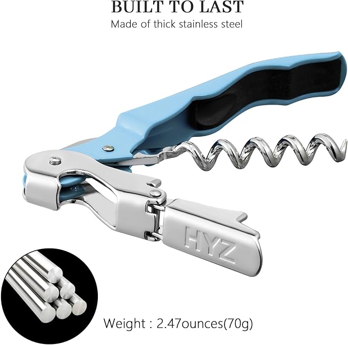 HYZ 2-Pack Wine Opener Waiter Corkscrew, Professional Wine Key - Image 6