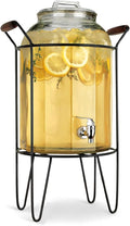 3 Gallon Glass Ice Cold Beverage Dispenser - by MosJos