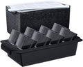TINANA Upgrade 2 Inch Clear Ice Cube Tray Make 8 Large Square Crystal Clear Ice by TINANA