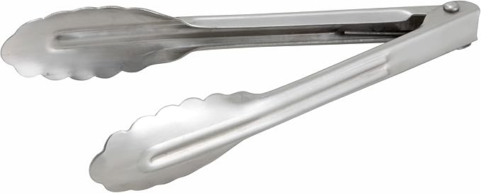 Winco Coiled Spring Heavyweight Stainless Steel Utility Tong by Winco