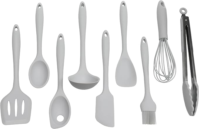Chef Craft - Premium Silicone Kitchen Tools and Utensils Set, Non-Scratch by ChefCraft