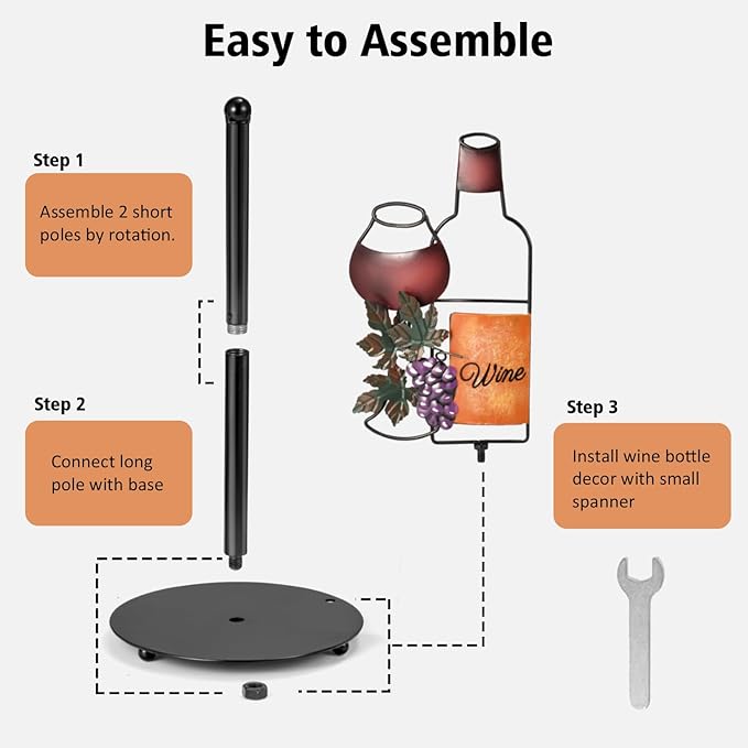 Wine Paper Towel Holder Countertop - Image 7