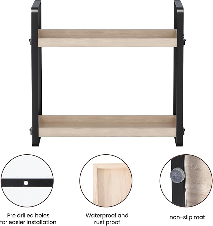 HNRLOY Bathroom Counter Organizer, Bathroom Countertop Organizer, Counter Shelf - Image 4
