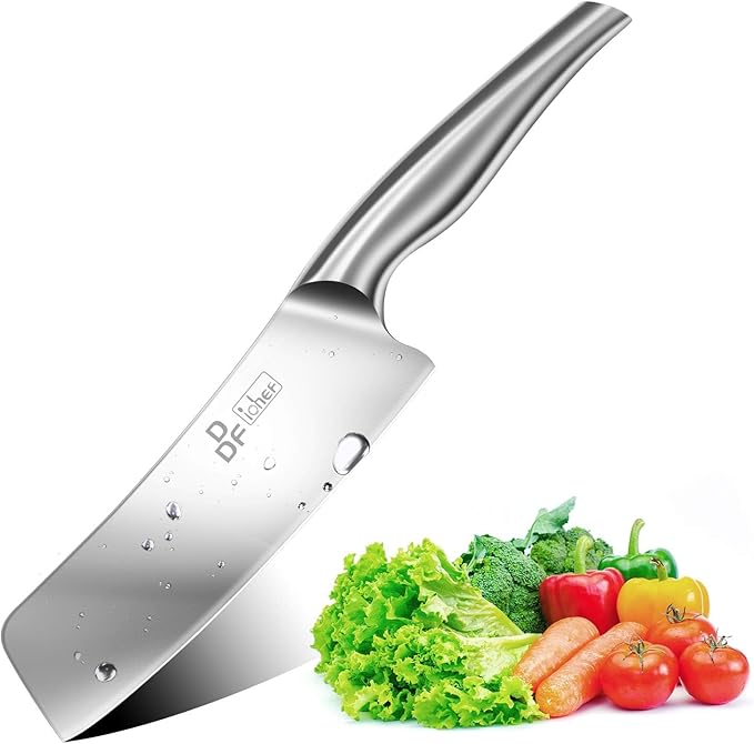 DDF iohEF Nakiri Kitchen Knife, Chef's Knife In Japanese Stainless Steel - Image 4