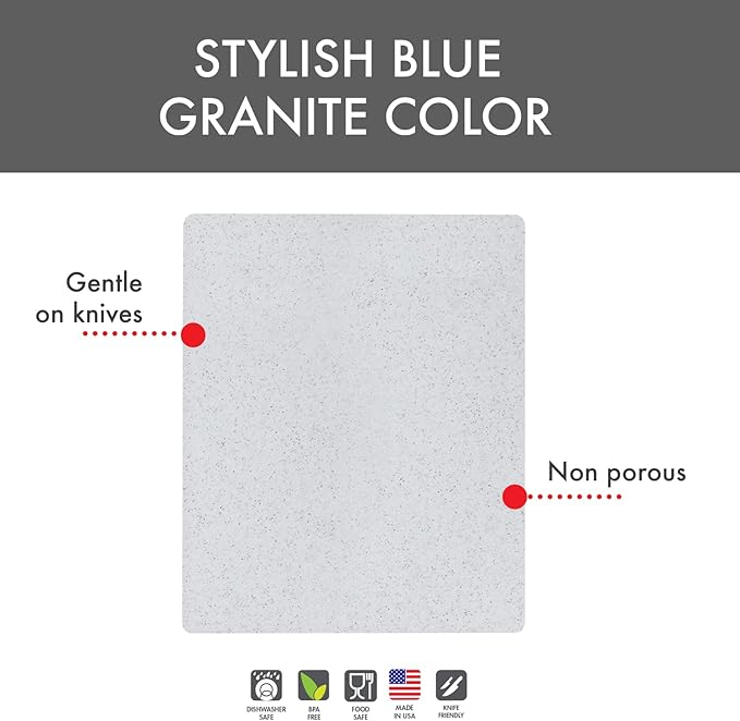 Dexas Superboard Reversible Pastry Board, 14 x 17 Inches, Granite Color - Image 8