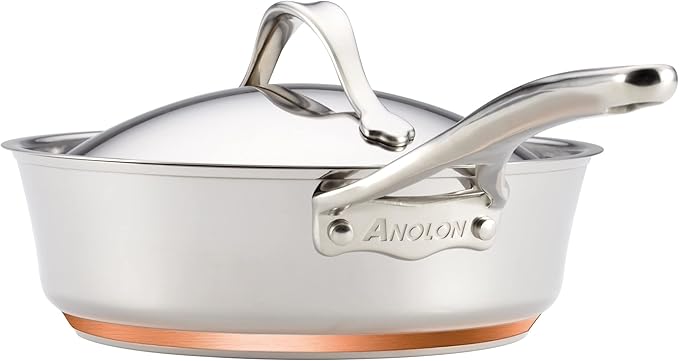 Anolon Stainless Steel & Hard Anodized Aluminum, Cookware Set - Image 10