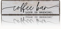 Coffee Bar Sign, Love is Brewing Signs, Retro Metal Tin Sign, Vintage Coffees by Unknown
