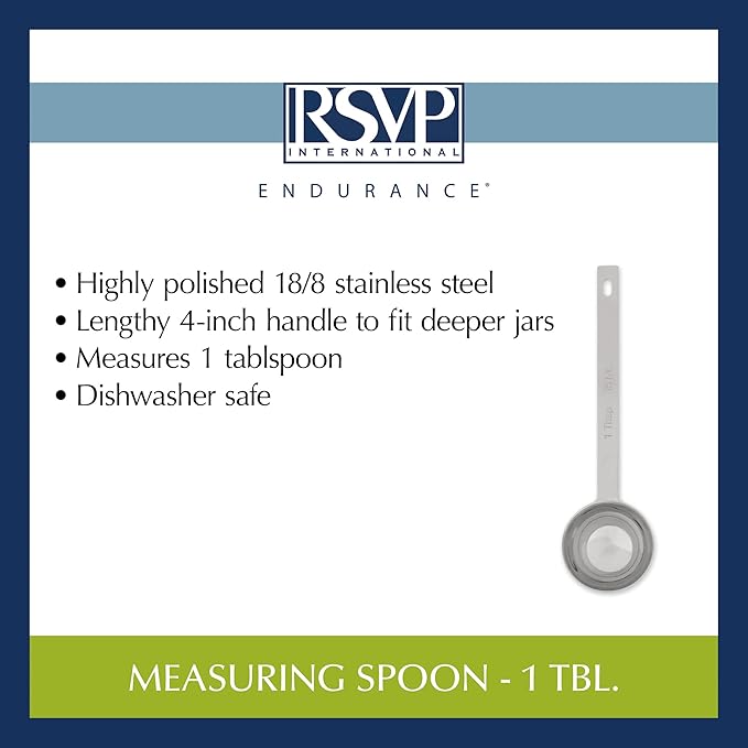 RSVP International Endurance Kitchen Collection Open Stock Measuring Spoon - Image 6