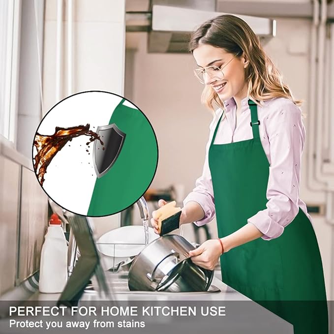Jubatus 2 Pack 100% Cotton Aprons - Image 3