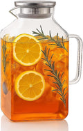 Glass Pitcher, 3.6L Glass Water Pitcher by Vekonn