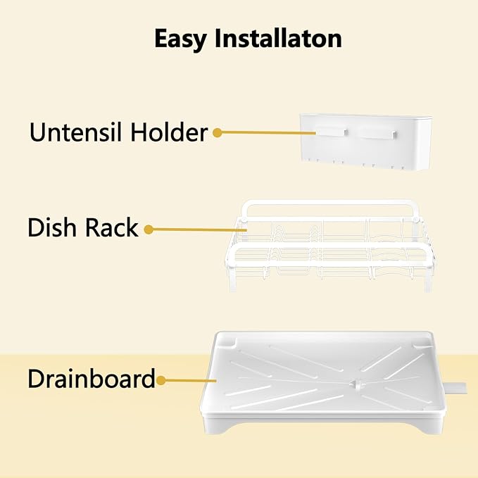 LIYI Dish Drying Rack for Kitchen Counter - Image 7