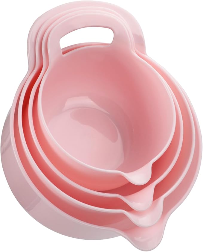 BoxedHome 4 Pack Nesting Mixing Bowl by BoxedHomeProducts