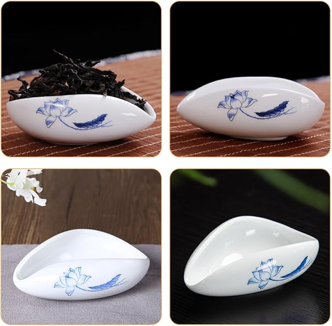 Ceramic Tea Leaf Holder Plate - Image 5