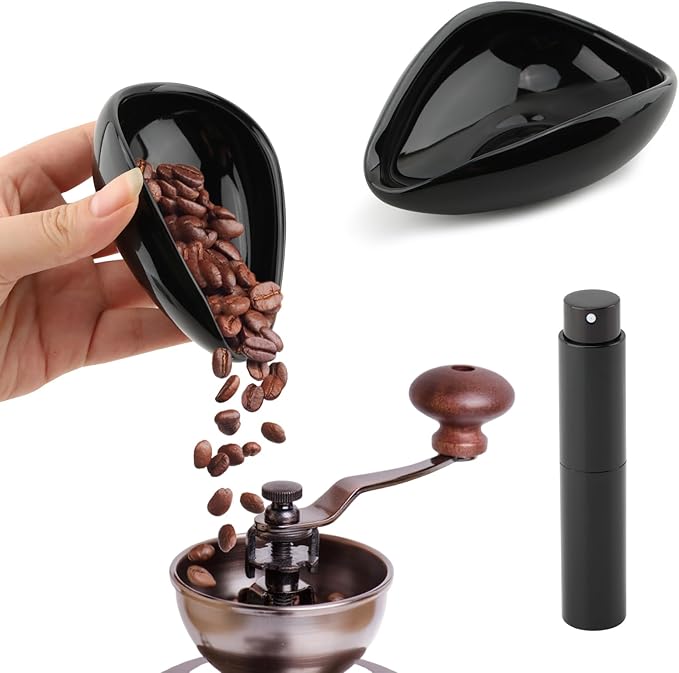 Coffee Bean Dosing Cup and Spray Bottle Set, Ceramic Espresso Dosing Cup - Image 8
