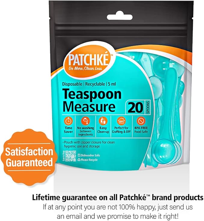 Plastic Measuring Spoons, Fits in Jar, Good - Image 4