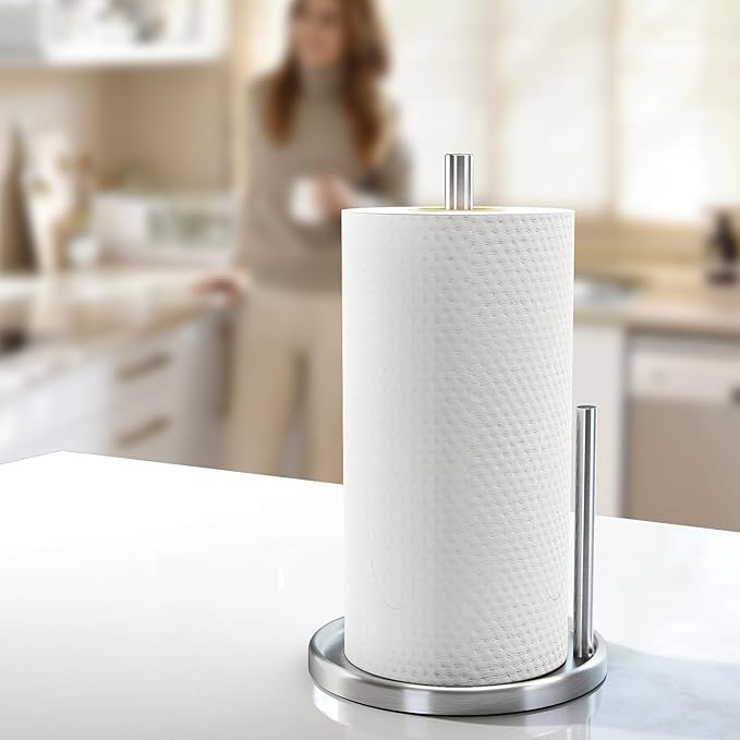 Jesginboo Paper Towel Holder Countertop, Paper Roll Holder - Image 7