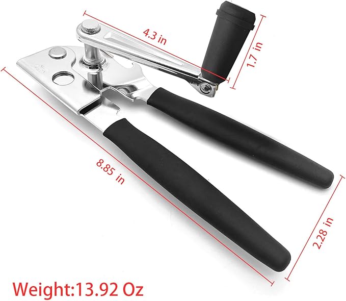 NUFR Crank Can Openers Manual, Heavy Duty Commercial Can Opener - Image 2