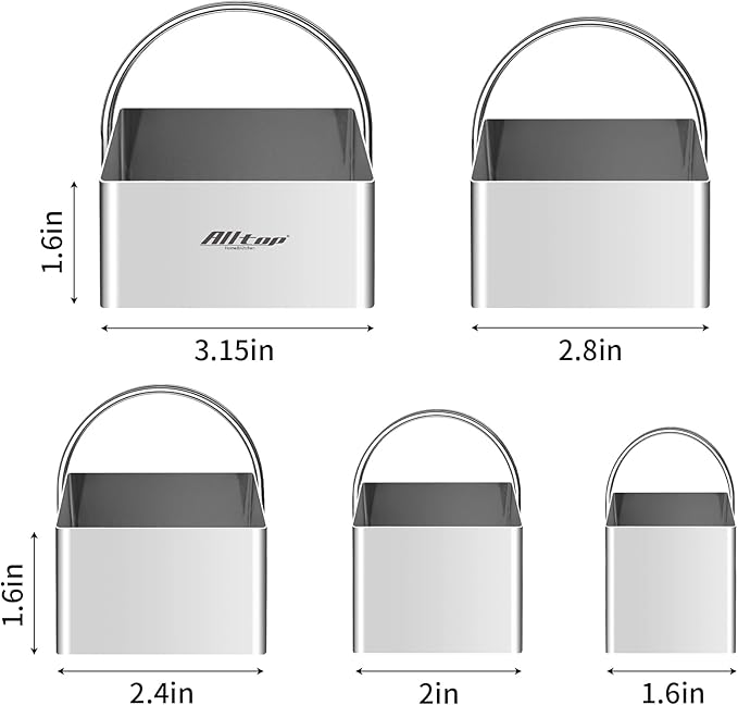 ALLTOP 5 Pieces Biscuit Cutter - Image 3