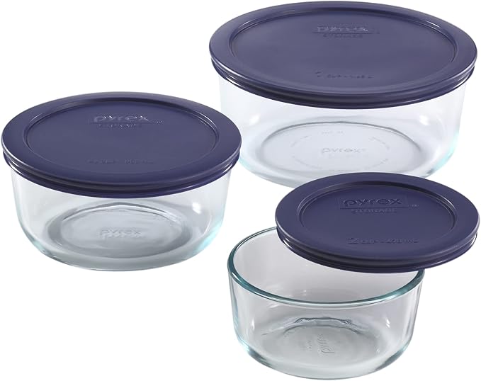 Pyrex Simply Store Glass Food Storage Containers Set, Meal Prep Containers - Image 2