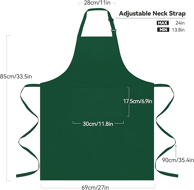 NLUS 2 Pack Kitchen Aprons - Image 3