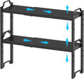 Narrow Expandable Cabinet Shelf Organizer 5.51" Width, Kitchen Counter Storage by X-cosrack