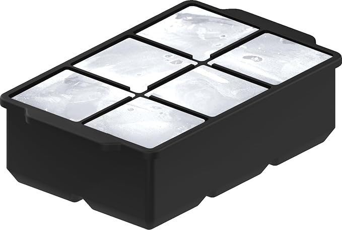 KitchFort Large Silicone Ice Cube Tray, Easy Release 2" Big Ice Cubes - Image 4