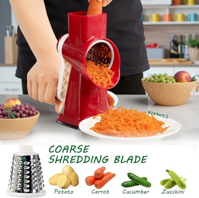 Cheese Grater with Handle, Vegetables and Fruits and Easy to Clean - Image 6