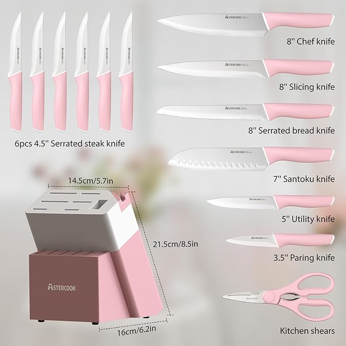 Astercook Knife Set, Kitchen Knives Set - Image 6