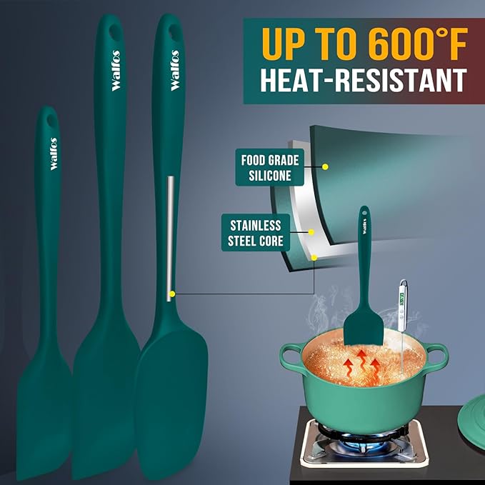 Walfos Silicone Spatula Set of 5 - Image 3