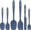 NileHome Silicone Spatula Set, 6 Packs Food Grade Kitchen Utensils by NileHome