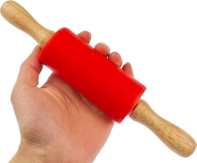 4 Pack Small Rolling Pin for Kids, Kids Rolling Pin for Home Kitchen - Image 4