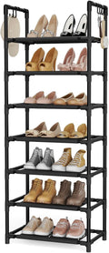 LANTEFUL 7 Tiers Shoe Rack 18-20 Pairs Boots Organizer Storage Sturdy Narrow by LANTEFULforTidyingHouse