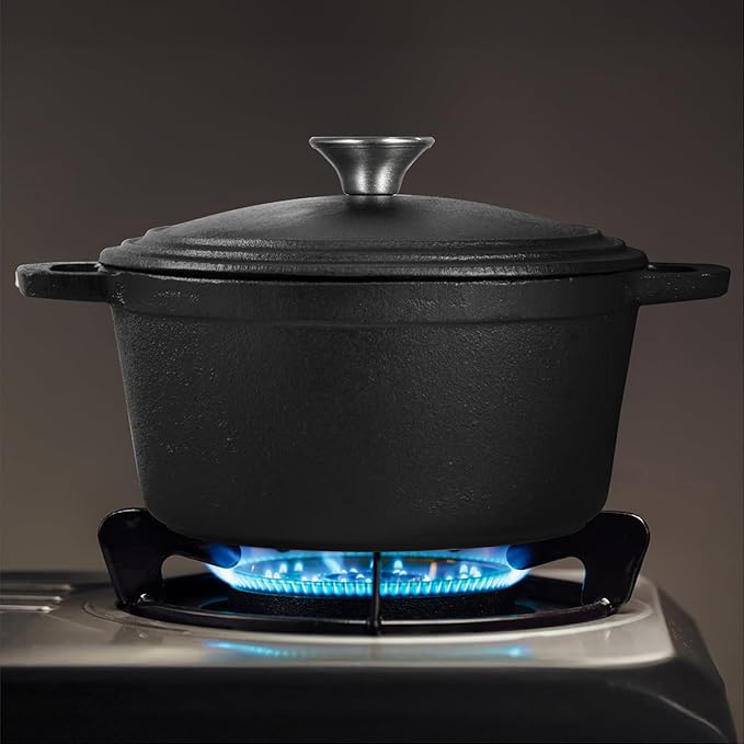 COMMERCIAL CHEF 3.4 Quart Cast Iron Dutch Oven - Image 7