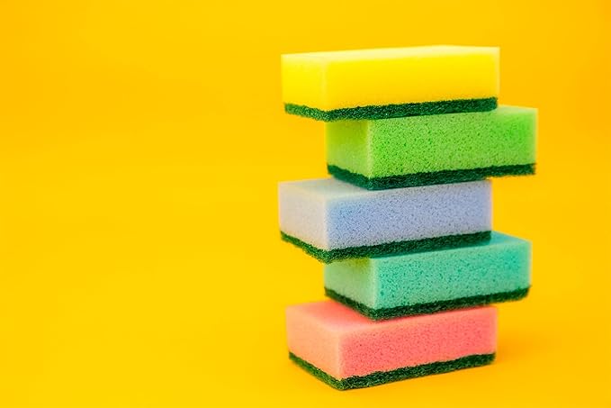 DecorRack 40 Pack Kitchen Sponges, Heavy Duty, Non-Scratch Cleaning Scrub - Image 9