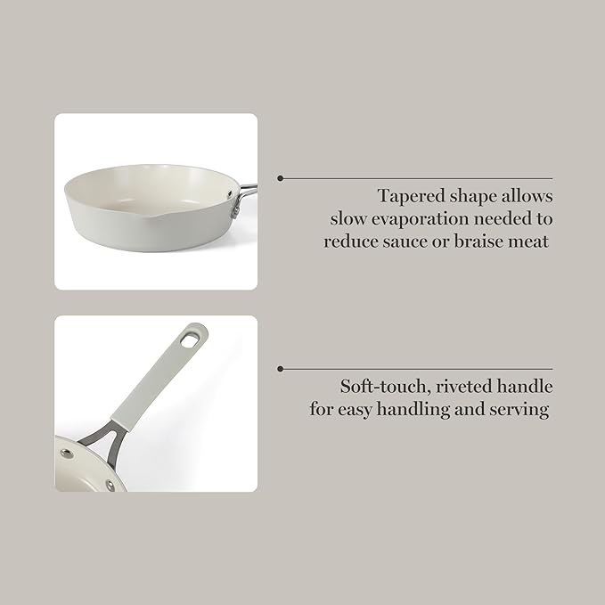 Martha Stewart Heathland 8 Inch Aluminum Fry Pan Cookware Non-Toxic Premium - Image 5