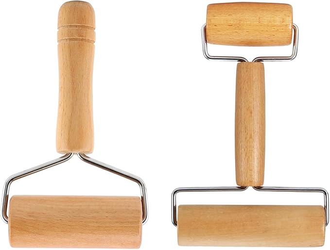 Pizza Rolling Pin Small Rolling Pin Wooden Dough Roller Non Stick Pizza Dough by Unknown