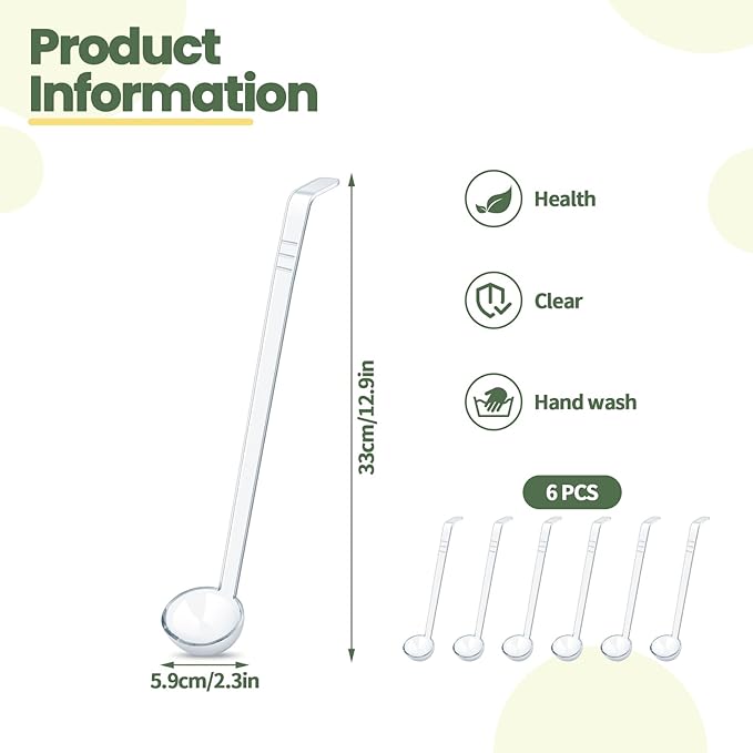 6 Pcs 1 Oz Small Ladle 13 Inches Mini Ladles - Image 3